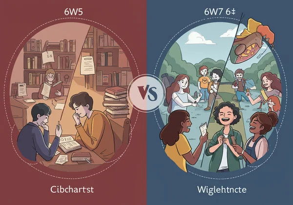 Contrast of Enneagram 6w5 and 6w7 wing expressions