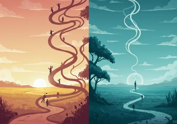 Laluan daripada pengalaman berserakan kepada kedalaman yang tenang dan fokus