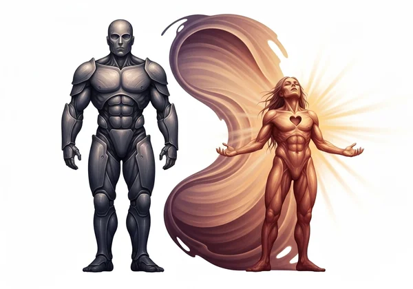 Seseorang bertukar daripada berperisai kepada terbuka dan penyayang