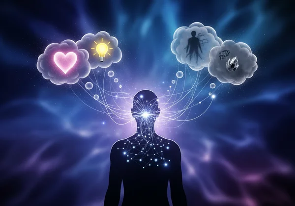 Seseorang melihat ke dalam diri untuk mengetahui motivasi dan ketakutan teras