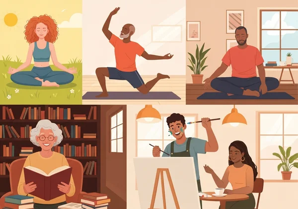 Pelbagai orang mengamalkan strategi penjagaan diri Enneagram yang diperibadikan