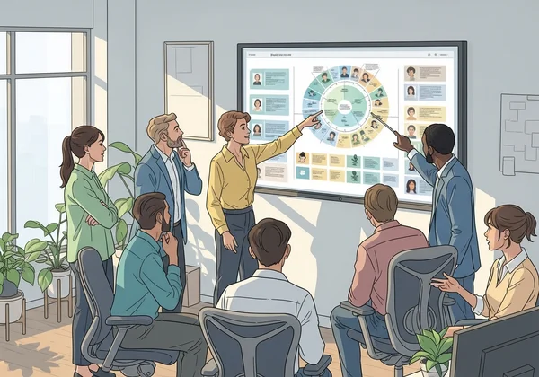 Diverse team members understanding personality types