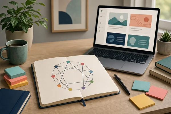 Enneagram resource map