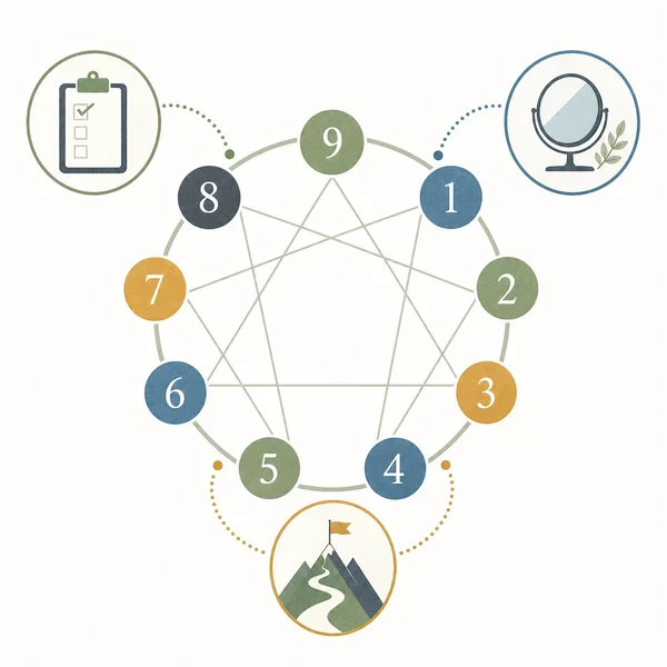Nine type learning path